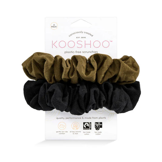 KOOSHOO Scrunchie Black Olive