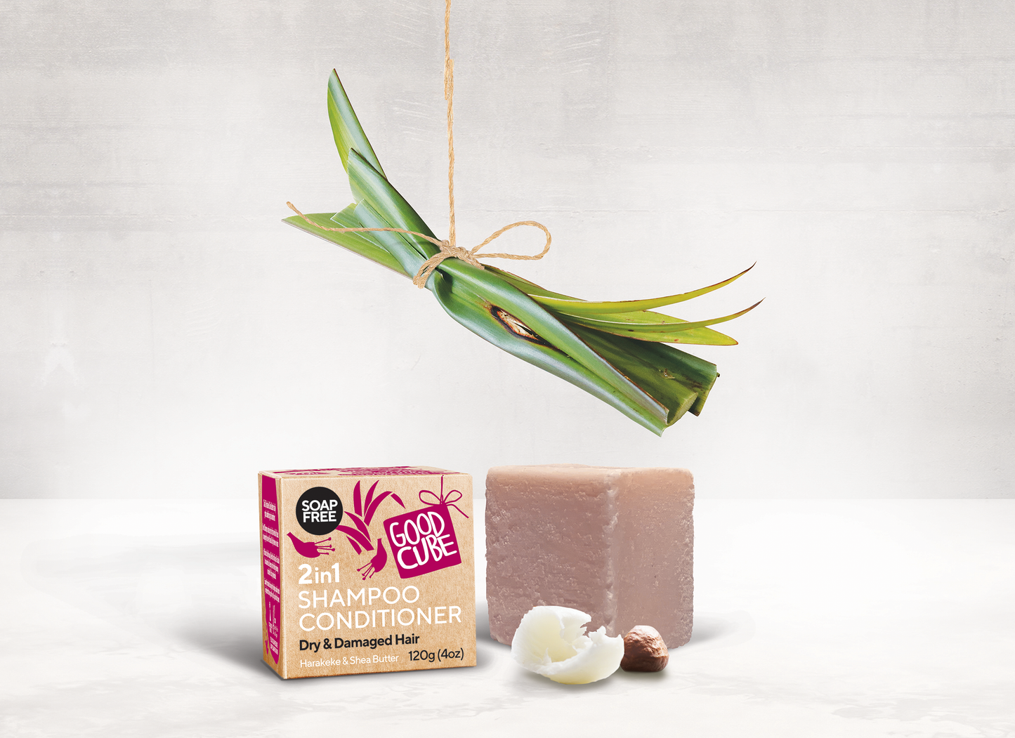 GOOD CUBE 2 in 1 Conditioning Shampoo - Dry & Damaged 120g